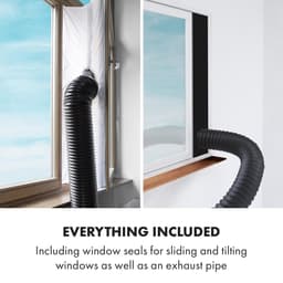 Klarstein mobiele airconditioner met luchtafvoerslang, 4-in-1 airconditioner met ventilator, luchtontvochtiger & nachtmodus, kleine & draagbare airconditioner voor thuis & op kantoor, app-bediening, 12000 BTU,1 kW voor 59 m² - Afstandsbediening — thumbnail 20