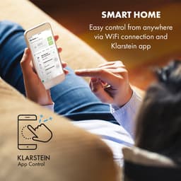 Klarstein mobiele airconditioner met luchtafvoerslang, 4-in-1 airconditioner met ventilator, luchtontvochtiger & nachtmodus, kleine & draagbare airconditioner voor thuis & op kantoor, app-bediening, 7000 BTU,1 kW voor 23 m² - Afstandsbediening — thumbnail 16
