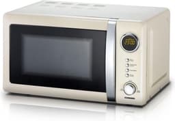 Melissa Vrijstaande Solo-Magnetron - 20 liter - 700W - Retro - 16330108 - Crème Wit — thumbnail 1