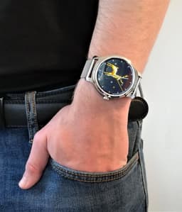 Belesy® SMART - Smartwatch Dames - Smartwatch Heren - Horloge - Bluetooth Bellen - Stappenteller - 1.3 inch - Kleurenscherm - Full Touch - Zilver - Staal - Moederdag — thumbnail 8