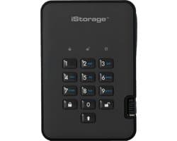 iStorage diskAshur2 SSD - externe harde schijf - 512 GB - SSD - Cijfercode - Zwart