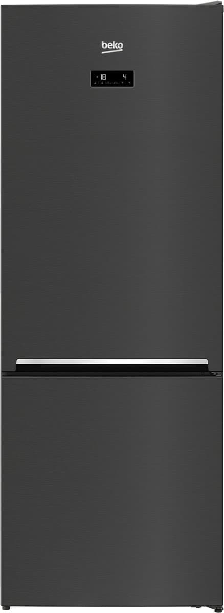 Beko RCNE560E40ZXBRN koel-vriescombinatie Vrijstaand 514 l E Roestvrijstaal — afbeelding 1