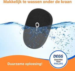 DEGG® - 4x filter geschikt voor Philips speedpro max aqua 7000 en 8000 series - steelstofzuiger - schuimfilter - vervangt fc5005/01 - cp0663/01 - cp1100/01 - wasbaar - multipack — thumbnail 7