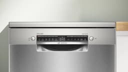 Bosch Serie 4 SMS4ELI08E, Vrijstaand, Volledige grootte (60 cm), Roestvrijstaal, Zwart, Knoppen, 1,75 m — thumbnail 3