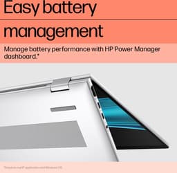 "HP EliteBook 1040 G11 Intel Core Ultra 7 155H Laptop 35,6 cm (14"") WUXGA 16 GB LPDDR5x-SDRAM 512 GB SSD Wi-Fi 6E (802.11ax) Windows 11 Pro AI PC Zilver" — thumbnail 9