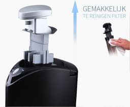 Luchtreiniger met ionisator, geen / zonder filters vervangen Zwart — thumbnail 2