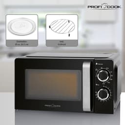 ProfiCook MWG 1208 - Magnetron met Grill  - 17L - zwart — thumbnail 5