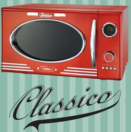 Melissa Vrijstaande Solo-Magnetron met Grill - 23 liter - 800W - Retro - 16330129 - Rood — thumbnail 6
