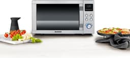 Severin MW 7774 Combi magnetron – Grill en Hetelucht tot 200 °C – EasySelect Bediening - 25 Liter- RVS — thumbnail 3