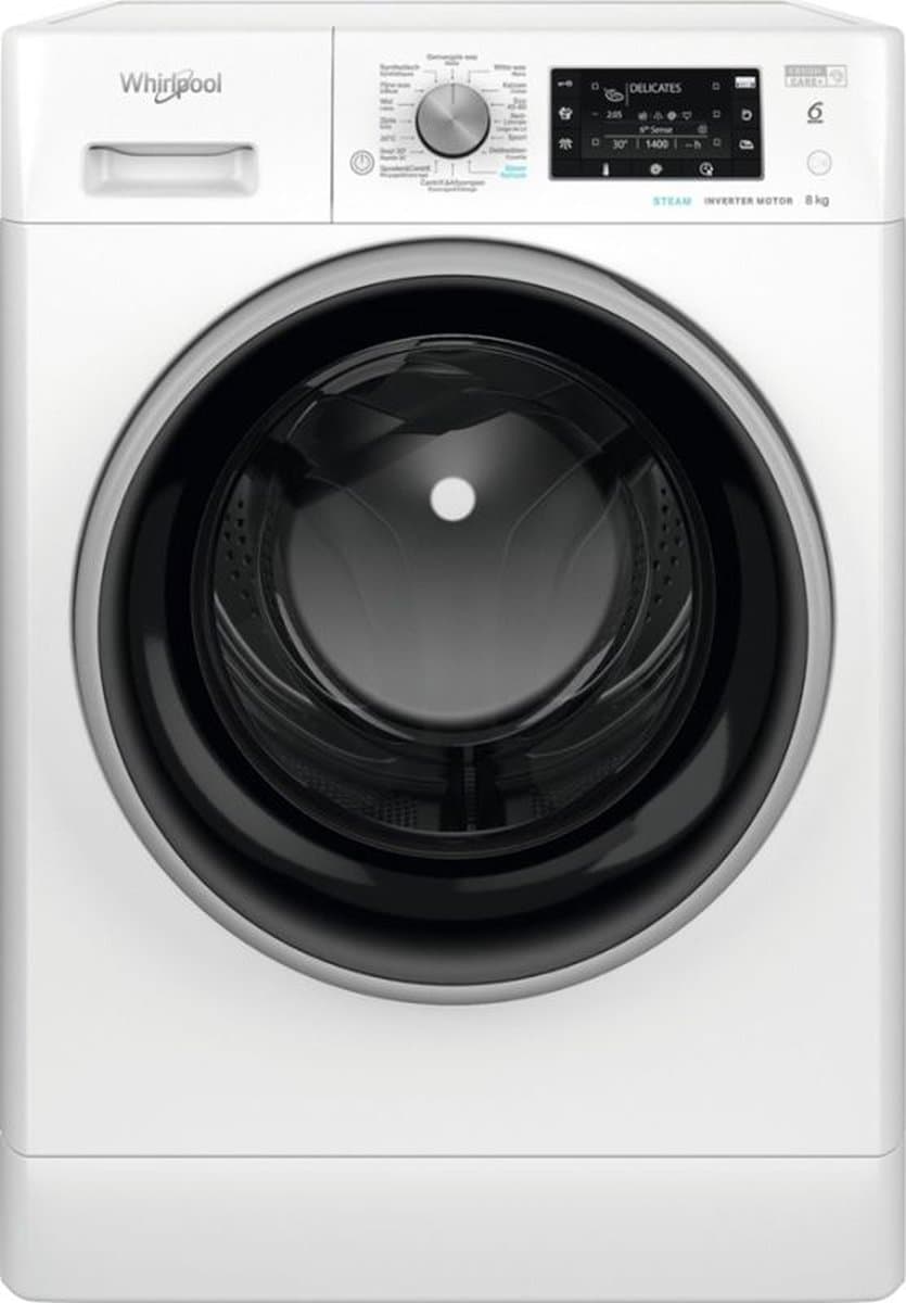Whirlpool FFD 8469E BSV BE wasmachine Voorlader 8 kg 1400 RPM Wit — afbeelding 1