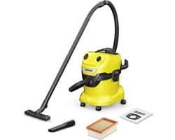 Kärcher WD 4 V-20/5/22 Nat- en Droogzuiger - 1000 W - 20 liter - Vlakfilter