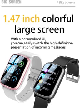 DrPhone Zone3 - 4G GPS Smartwatch - Waterdicht, Real-Time Locatie, Camera, SOS - Voor Ouderen en Kinderen - Roze / Wit — thumbnail 16