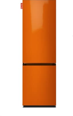 NUNKI LARGECOMBINF-AORA Combi Bottom Koelkast, D, 182+71l, Gloss Bright Orange All Sides — thumbnail 1