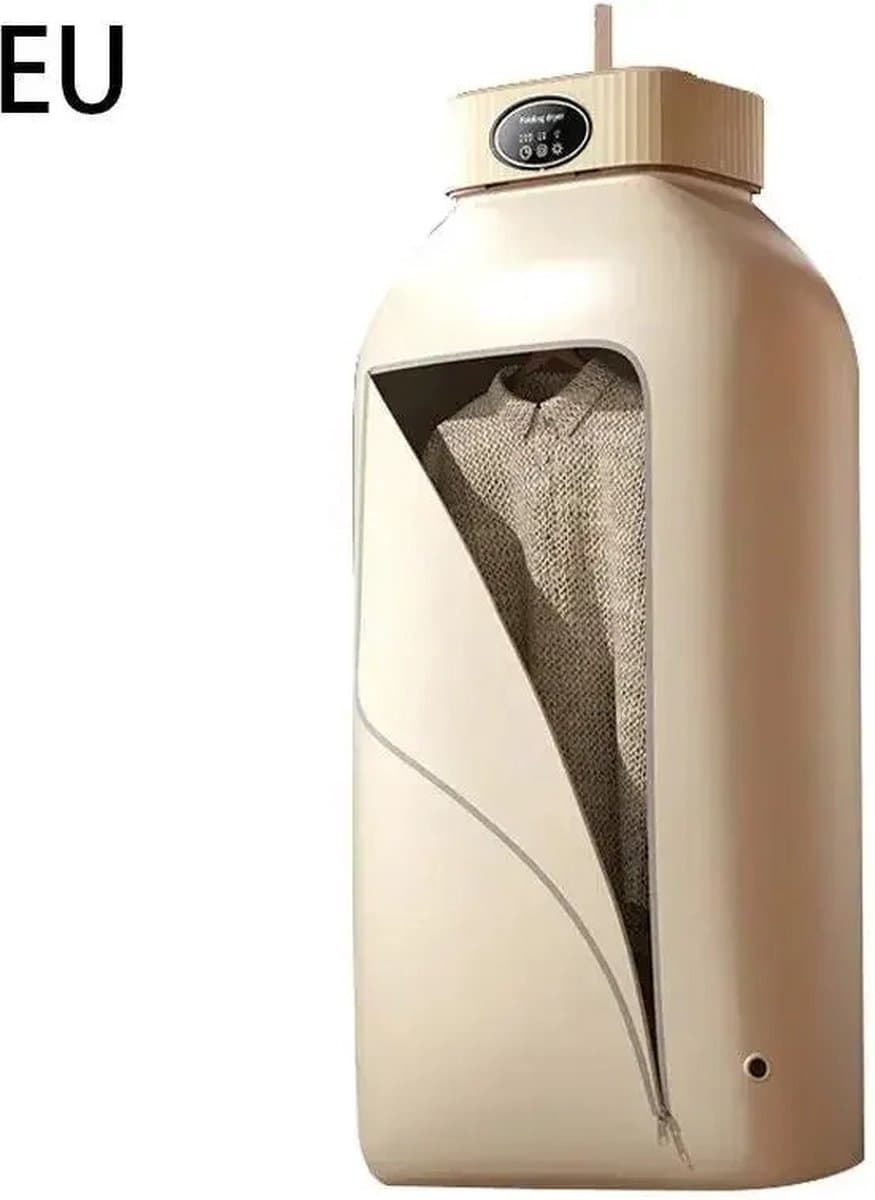 Elektrische Wasdroger - Smart Droogrek - Hangende Kleding Droger - Droger Voor Kledingkast - 41 x 41 x125cm - Khaki - — afbeelding 1