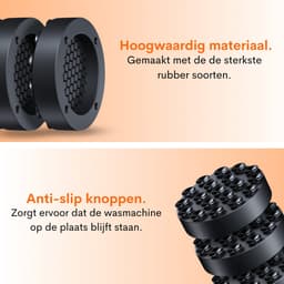 FLOOQ Wasmachine Dempers Pro Upgraded - Wasmachine Verhoger - Geschikt voor Wasmachine en Droger - 4 stuks — thumbnail 7