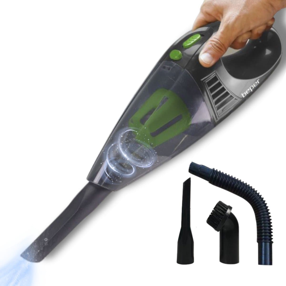 Beper Auto Stofzuiger - Handstofzuiger - Mini Stofzuiger - Stofzuiger Auto - Kruimelzuiger - Kleine Stofzuiger — afbeelding 1
