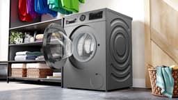 Bosch Serie 6 - WGG244FNNL - Wasmachine met stoom - 9 kg - 1400 rpm - Automatisch doseren - 1400 rpm - Zeer stil - Iron Assist: vermindert kreukels tot 50% - Cast Iron Grey — thumbnail 8
