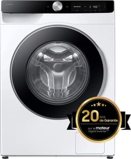 Samsung SuperSpeed Wasmachine 6000 serie WW90DG6U25LK - A klasse - 9 kg - 1400 RPM - Wit — thumbnail 6