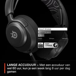SteelSeries Arctis Nova 5 Wireless - Draadloze Gaming Headset - Zwart — thumbnail 3