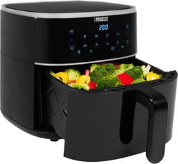 Princess Digitale Airfryer XL 182244 - 6 liter - Groot - PFAS vrij - Heteluchtfriteuse - Zwart - Digital Touchscreen - 8 Automatische Programma's - Inclusief in hoogte verstelbaar Grillrack — thumbnail 13