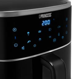 Princess Digitale Airfryer 182238 - 4 liter - PFAS vrij - Groot - Heteluchtfriteuse - Zwart - Digital Touchscreen - 8 Automatische Programma's - Inclusief in hoogte verstelbaar Grillrack — thumbnail 14