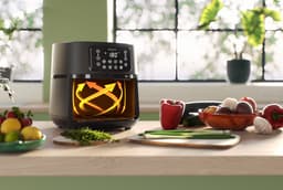 Philips Airfryer Connected 5000 Series - HD9285/96 - 7,2 liter (XXL) - Heteluchtfriteuse - 16 programma's - Quickclean Met bakvorm & grillplaat — thumbnail 13