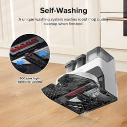 Roborock S7 Pro Ultra - Robotstofzuiger - Wit - Met laadstation - 3D Mapping - Zelf wassen, vullen, legen — thumbnail 5