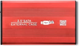 Qoltec Externe Harde Schijf Behuizing HDD/SSD 2.5'' SATA3 | USB 3.0 | Rood. — thumbnail 9