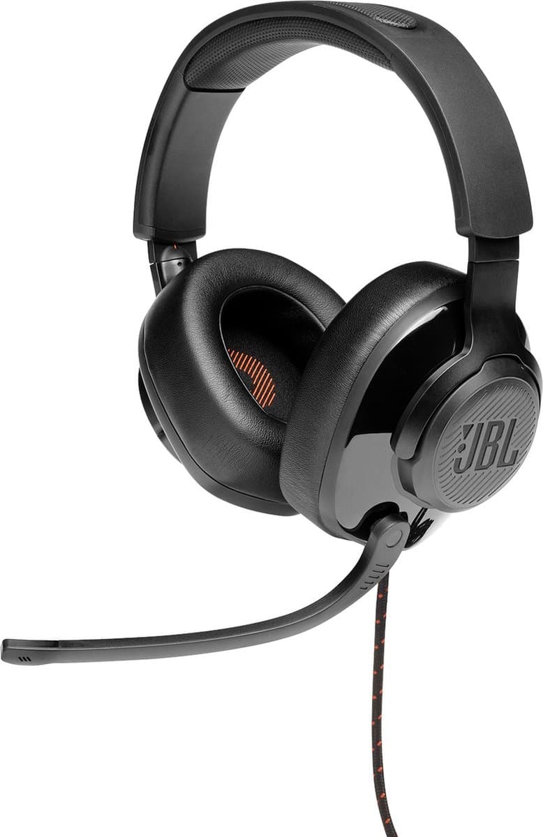 JBL Quantum 200 - Bedrade Gaming Headset - Over-ear Koptelefoon met Afneembare Microfoon - 3.5 mm Jack - Voor PC, PlayStation, Xbox & Switch - Zwart — afbeelding 1
