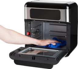 Inventum GF1200HLD Airfryer Oven XXL - 12L - 8 programma's - 80-200 °C - Tot 6 personen - Zwart/RVS — thumbnail 7
