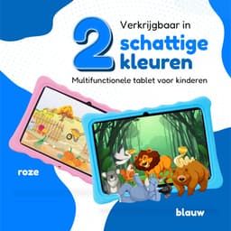 VB Kids Tablet - Kindertablet -  Ouder Control App - 5000mAh Batterij - 10 inch - Kinder tablet - Beschermhoes - Blauw — thumbnail 2