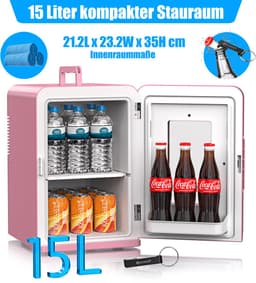 KESSER® Tafelmodel Koelkast 15 Liter AC DC 220-240V en 12V - Mini Koelkast Vrijstaand met Verwarmingsfunctie - Koelbox ideaal voor Auto en camperen - — thumbnail 15