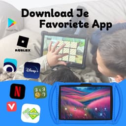 Bosstony Snelle Kids Tablet 10 inch - Ouderlijk Toezicht - 6000mAh Batterij - 192 GB - Incl Beschermpakket - Kindertablet vanaf 3 jaar - Tablet Kinderen — thumbnail 6