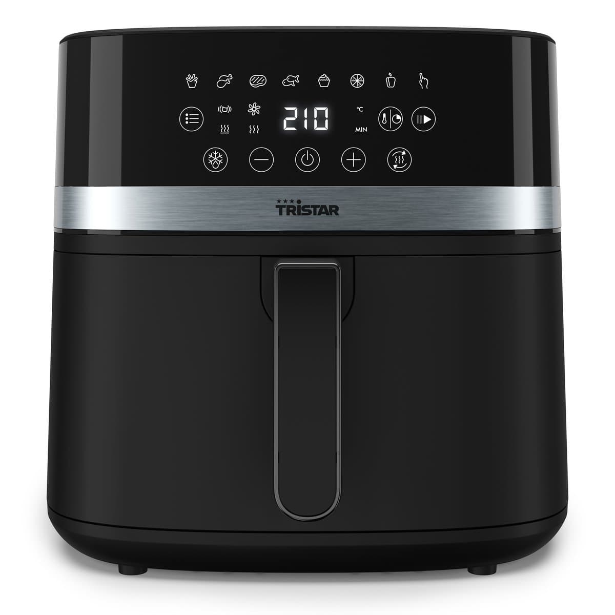Tristar Airfryer FR-9418 - 8L - Grote Capaciteit XXL - PFAS Vrij - 7 programma's - Warmhoudfunctie - 2000 Watt — afbeelding 1