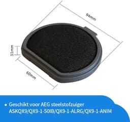 Replacements® Filters geschikt voor de AEG QX9 - 4 stuks — thumbnail 6