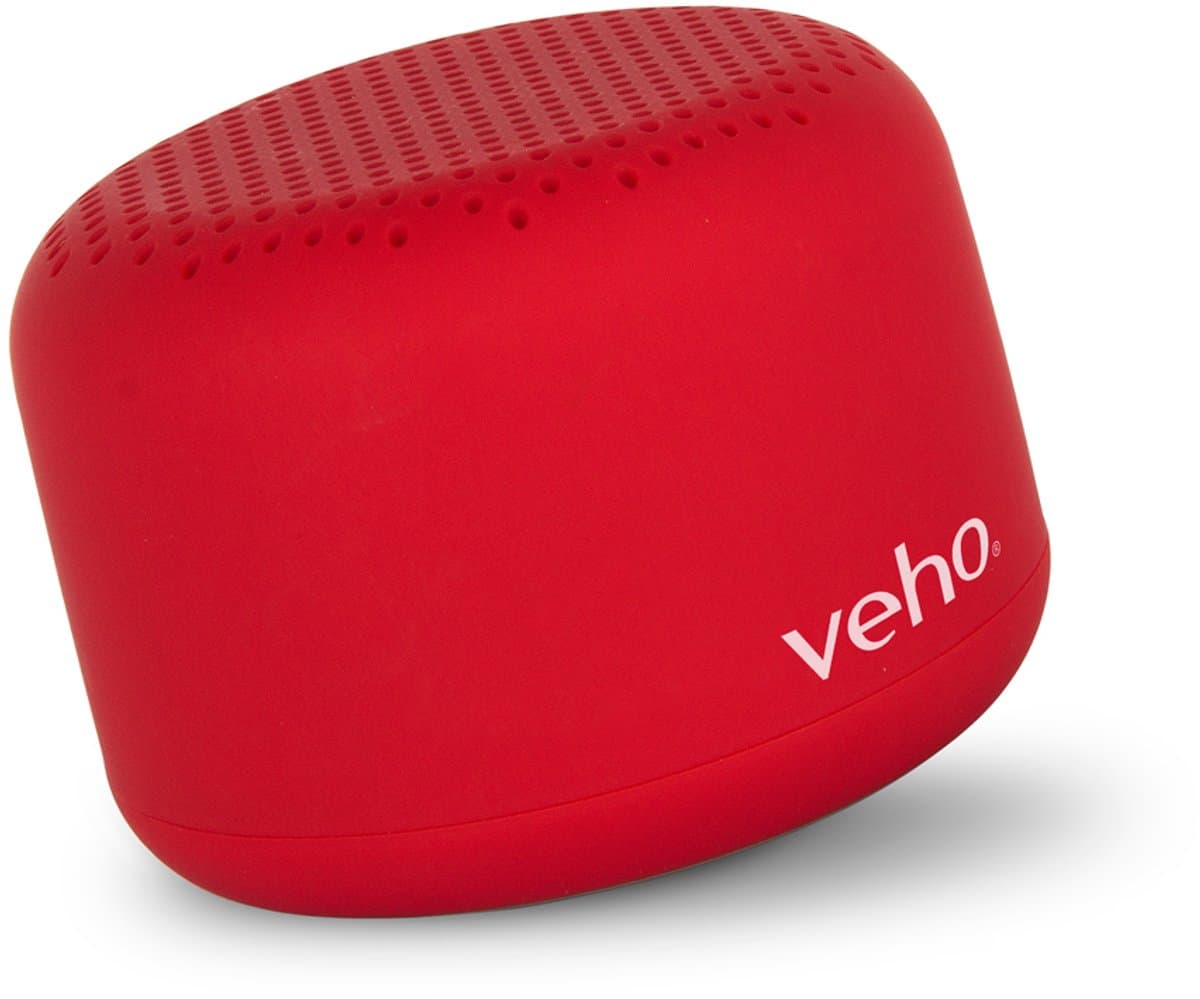 Veho M3 Draagbare Oplaadbare Draadloze Bluetooth-luidspreker 3 Watt - Rood — afbeelding 1