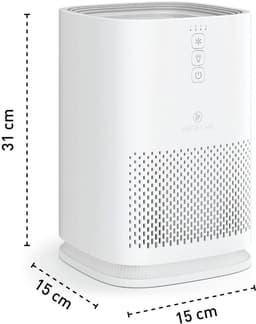 Medify Air MA-14 Luchtreiniger – 70 m³/u Air Purifier – HEPA H13 Filter – 3 standen + Slaapmodus – Tot 28 m² per uur – Tegen Hooikoorts, Huisstofmijt & Allergieën – Zwart — thumbnail 5