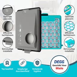 DEGG - Filterset geschikt voor Miele Boost CX1 stofzuigers - Vervangt SF-HY 60 & CX-FSF - HEPA & Fijnstoffilter - ideaal voor allergieën — thumbnail 7
