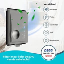 DEGG - Filterset geschikt voor Miele Boost CX1 stofzuigers - Vervangt SF-HY 60 & CX-FSF - HEPA & Fijnstoffilter - ideaal voor allergieën — thumbnail 5