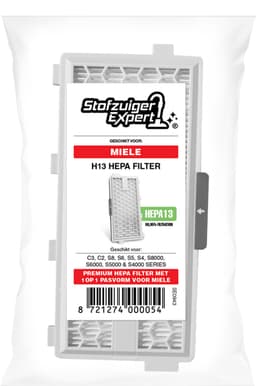 HEPA 13 Filter Geschikt voor Miele – Kwalitatieve Vervanger voor Miele SF-HA-50 - O.A. Geschikt Voor Miele Guard L1, M1, S1, Compact C1, Complete C2, Complete C3 en de S4, S5, S6, S8, S8000, S6000, S5000 en S4000 series — thumbnail 2
