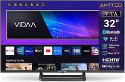 ANTTEQ V32-AH3.Q1L-BT - 32 Inch Smart TV (81 cm) - HD Ready - VIDAA OS - Triple Tuner - Hotel Modus — thumbnail 1