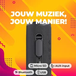 Denver Bluetooth Speaker Draadloos - Lichteffecten - Muziek Box - AUX - TWS Pairing - BTV223B — thumbnail 10