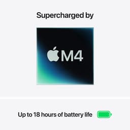 Apple MacBook Air (2025) 13 - M4 - 16 GB - 256 GB - Middernacht — thumbnail 7