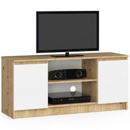 AKORD Furniture Factory OP0LRTV120ARTBIA, Eiken, 2 schappen, Mat, 2 deur(en), 400 mm, 1200 mm — thumbnail 1