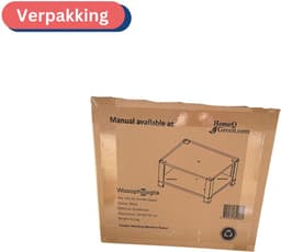 Wasophoogte® Wasmachine verhoger - Wasmachine opbouwmeubel - Wasmachine sokkel - 31cm hoog - Zwart - Universeel — thumbnail 8