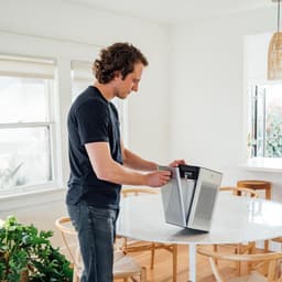 Medify Air MA-25 Luchtreiniger – 170 m³/u Air Purifier – HEPA H13 Filter & Touchbediening – Nachtmodus – Luchtfilter tegen Hooikoorts, Allergieën & Huisstofmijt – Zilver — thumbnail 7