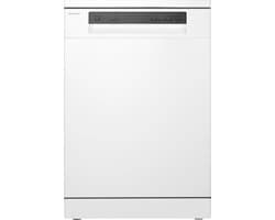 Inventum VVW6046AW energiezuinige vaatwasser - 14 couverts - Besteklade-Bestekmand - Stil: 42 dB - 7 programma’s - Deur opent automatisch - Startuitstel - Energielabel C - Vrijstaand - Wit
