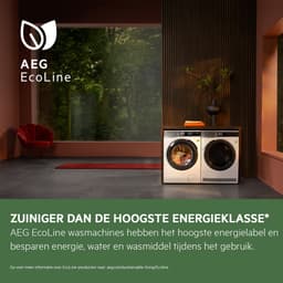 AEG LR9586BN4 EcoLine 9000 serie AbsoluteCare - Wasmachine - 30% zuiniger dan energielabel A - NL/FR — thumbnail 3