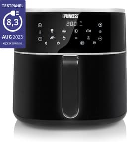 Princess Digitale Airfryer XXL 182254 - 8 liter - Extra Groot - PFAS vrij - Heteluchtfriteuse - Inclusief in hoogte verstelbaar Grillrack - Digital Touchscreen - 8 Automatische Programma's - 1800W - Zwart — thumbnail 7
