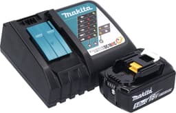 Makita DVC 750 LRT1 accustofzuiger LXT 18 V 67 mbar 7,5 l borstelloos + 1x accu 5,0 Ah + oplader — thumbnail 2